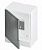 Бокс навесной серая дверь с клеммами 4мод IP40 ABB Basic E BEW402204 (1SZR004002A2201)