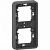 Mureva Styl Антрацит Рамка 2 поста вертикальная IP55 (MUR34151)