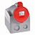 P17 Tempra Pro Розетка накладная 2P+PE 32A 380-415V IP44 (555257)