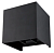 Светильник FL-LED WallCube-UD006 2x5W-UP/DN BK 0-120° CCT-3000K+4000K+6000K L/W/H-100мм IP65 613264
