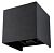 Светильник FL-LED WallCube-UD006 2x5W-UP/DN BK 0-120° CCT-3000K+4000K+6000K L/W/H-100мм IP65 613264