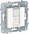 Unica New Белый Лицевая панель RJ45 KEYSTONE/SYSTIMAX (NU546118)
