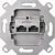 Merten SM&SD Механизм Розетка информационная UAE 8/8 RJ45 кат.6, 2 поста (MTN465706)