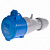 P17 Tempra Pro Розетка мобильная 2P+PE 32A 200-250V IP44 (555214)
