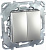 Unica Top Алюминий Переключатель 2-клавишный (сх.6+6) (MGU5.213.30ZD)