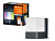 Светильник SMART OUTD WI-FI CUBE WALL RGBW/3000K DG (9,5W, 110x80x116, 450 lm)