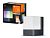 Светильник SMART OUTD WI-FI CUBE WALL RGBW/3000K DG (9,5W, 110x80x116, 450 lm)